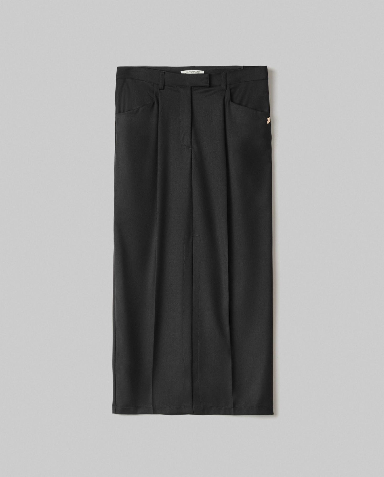 Immagine di Gonna lunga in twill con spacco posteriore