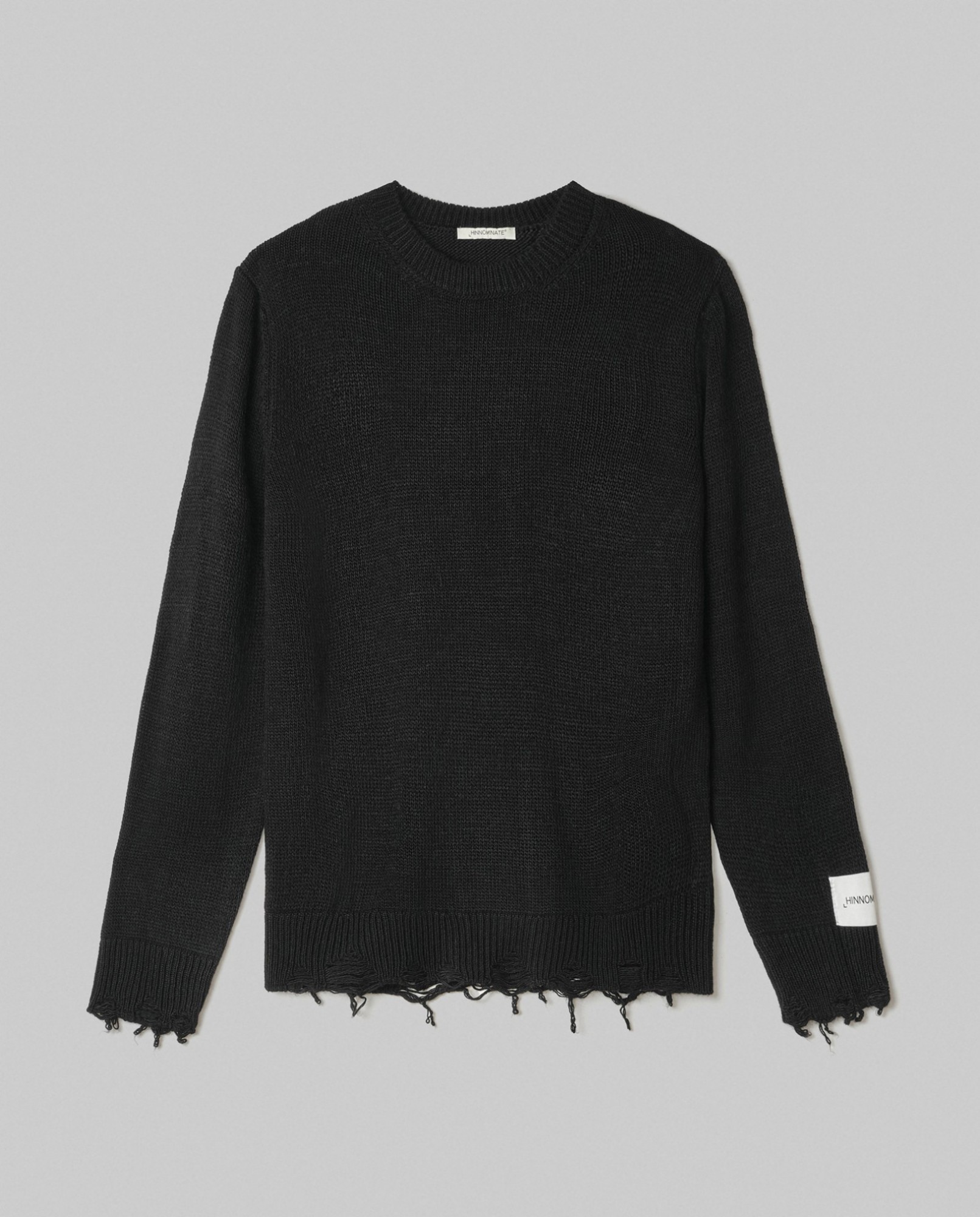 Immagine di Maglia paricollo con rotture • Nero