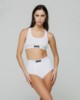 Picture of High Waist Briefs in Rib • White