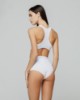 Picture of High Waist Briefs in Rib • White
