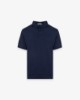 Polo In Jersey Con Embossed • Blu