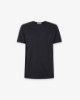 T-Shirt In Jersey Con Embossed • Nero