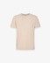 T-Shirt In Lino Con Embossed • Beige