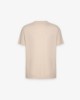 T-Shirt In Lino Con Embossed • Beige
