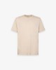 T-Shirt In Jersey Con Stampa • Beige