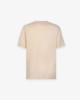 T-Shirt In Jersey Con Stampa • Beige