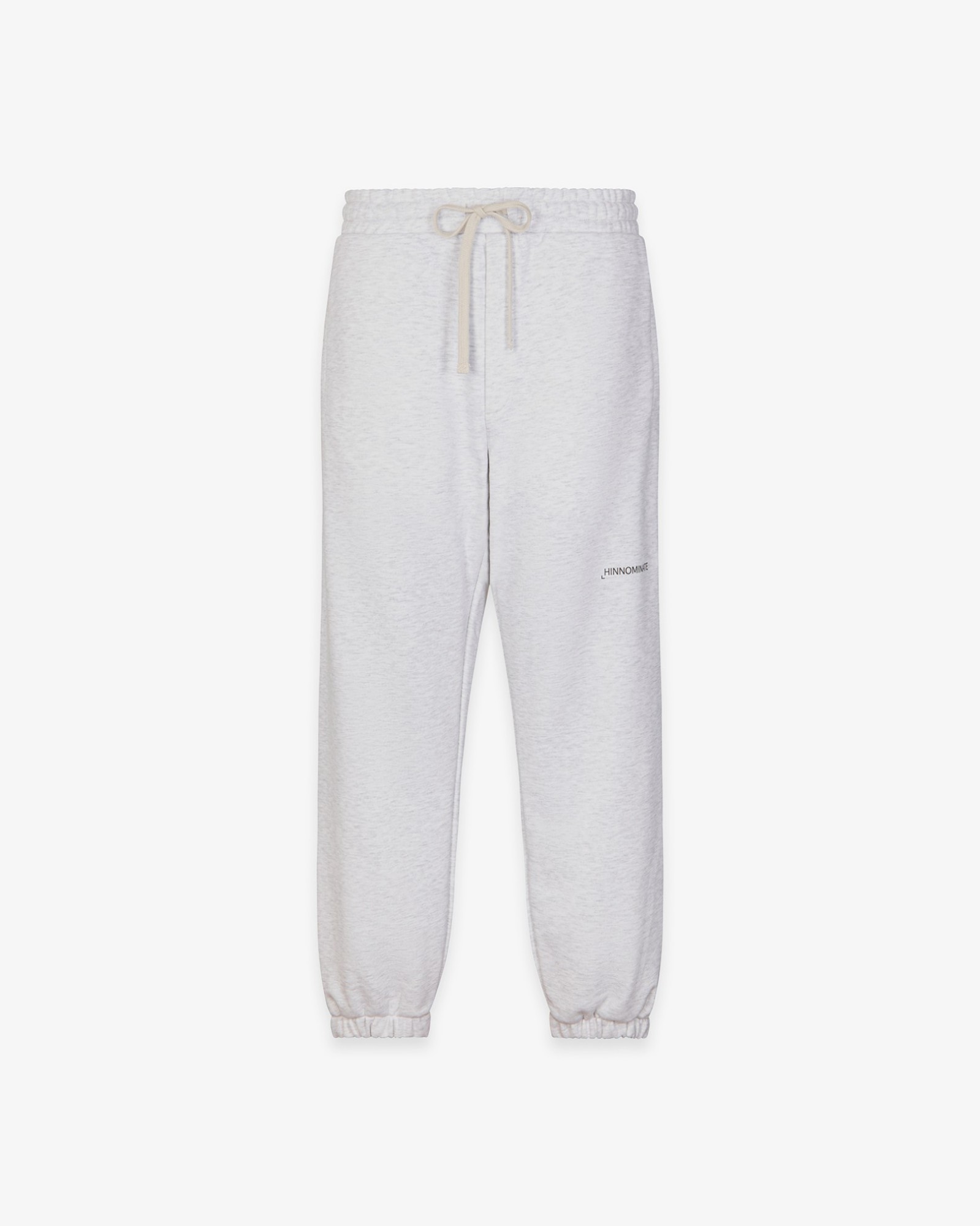 Pantaloni In Felpa Con Stampa • Grigio Melange Sbiancato