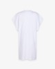 Abito Corto In Jersey Smanicato • Bianco Ottico