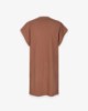 Abito Corto In Jersey Smanicato • Moka