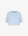 Crop Top In Jersey A M/M Basico • Azzurro Pastello