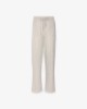 Pantalone Lurex Asciutto Con Nervature • Grigio Melange Sbiancato