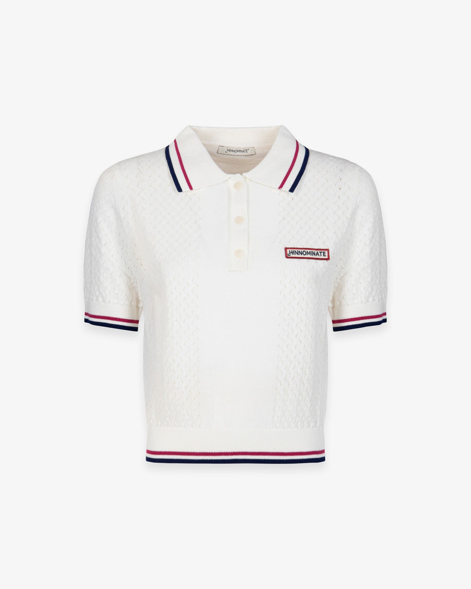 Polo M/M In Maglia Con Collo E Fondo Maniche Smacchinati • Off White