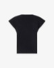 T-Shirt Mezza Manica In Costina • Nero