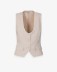 Gilet Gessato • Beige