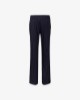 Pantalone Gessato Asciutto • Blu