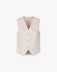 Gilet In Lino • Beige