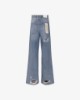 Jeans Baggy Fit In Denim Con Rotture • Blu Chiaro