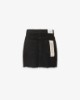 Minigonna In Bull Denim • Nero
