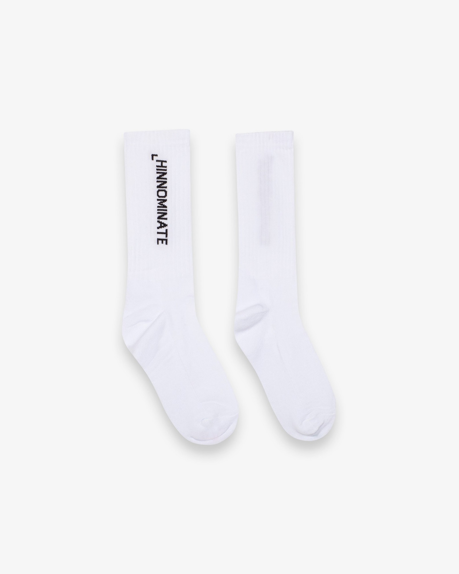 Calze Con Intarsio In Verticale • Bianco Ottico