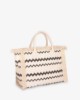 Borsa In Canvas Grande • Off White