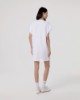 Abito Corto In Jersey Smanicato • Bianco Ottico