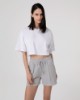 Crop Top In Jersey A M/M Basico • Bianco Ottico