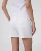 Short In Viscosa Con Inserti In Raso • Off White