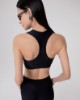 Top Fitness In Lycra Opaca • Nero