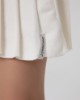 Minigonna A Pieghe In Maglia Con Cinto Smacchinato • Off White