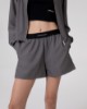 Shorts Con Elastico In Vita • Grigio Melange