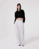 Pantalone Gessato Over Con Pences • Off White