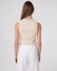 Top In Costina Con Apertura • Beige
