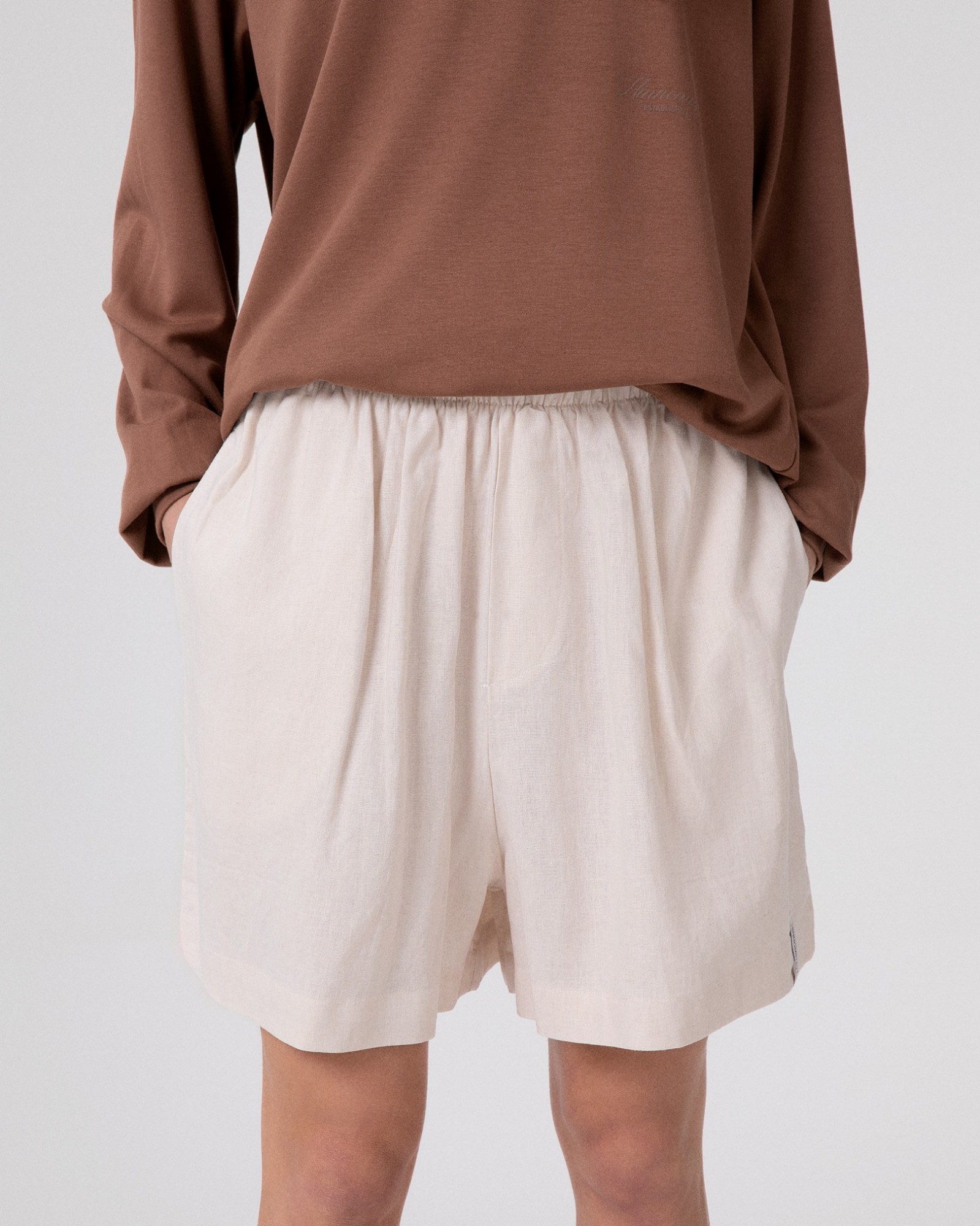 Shorts In Lino • Beige