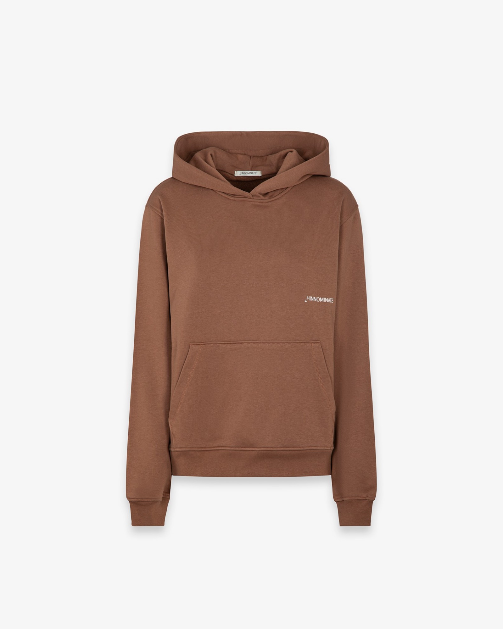 Felpa Cappuccio Basica Con Marsupio • Moka