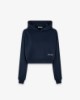 Felpa Corta Cappuccio Basica • Blu