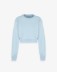 Felpa Corta Paricollo Basica • Azzurro Pastello