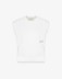Felpa Smanicata Raglan Con Spacchi Laterali • Off White