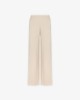 Pantalone A Palazzo In Felpa • Beige