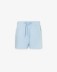 Shorts Corto In Felpa Con Spacchetti Laterali • Azzurro Pastello