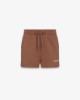 Shorts Corto In Felpa Con Spacchetti Laterali • Moka
