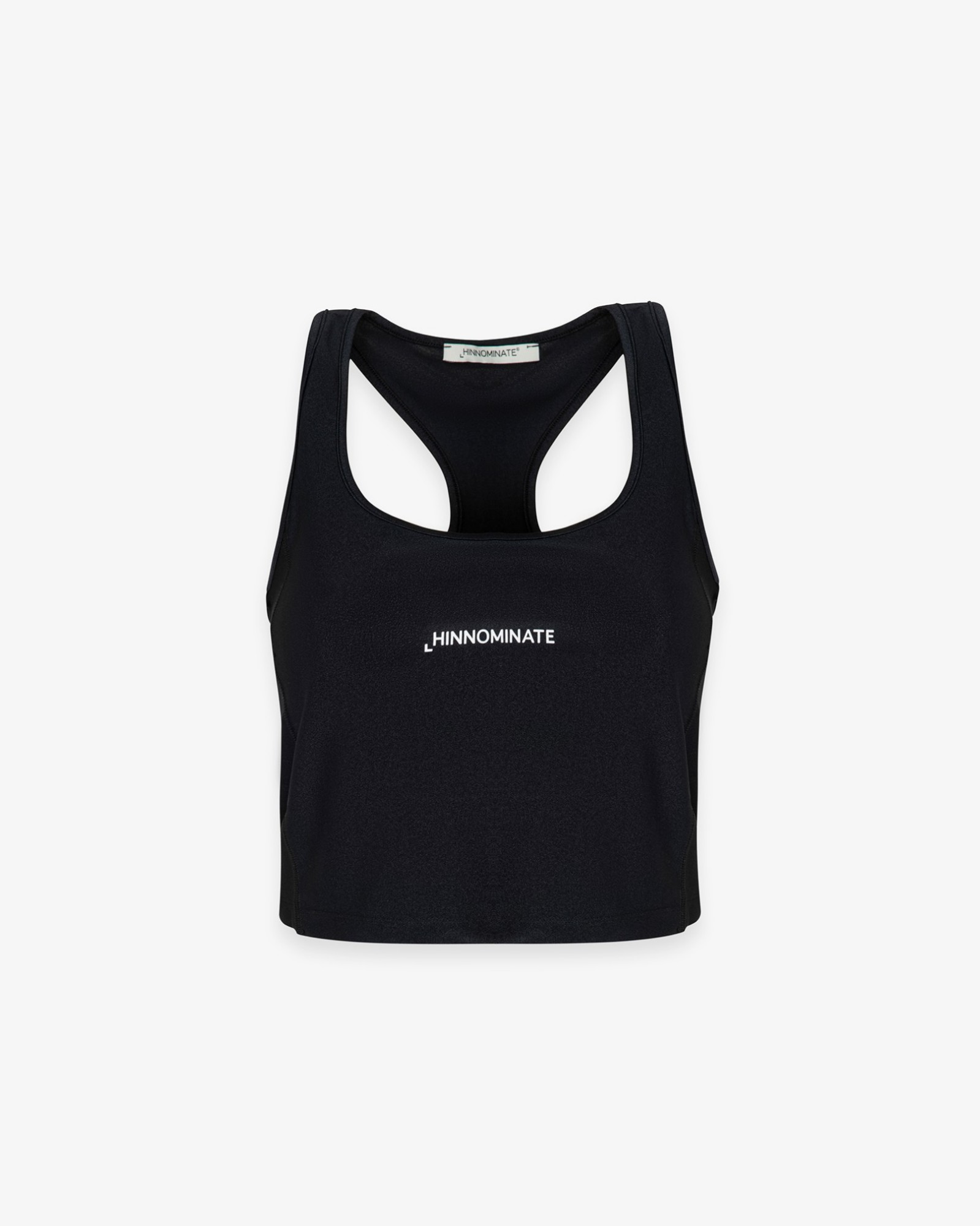 Top In Lycra Lucida Con Cuciture Laterali • Grigio Venere