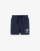Shorts In Felpa Con Spacchi Laterali • Blu