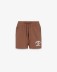 Shorts In Felpa Con Spacchi Laterali • Moka