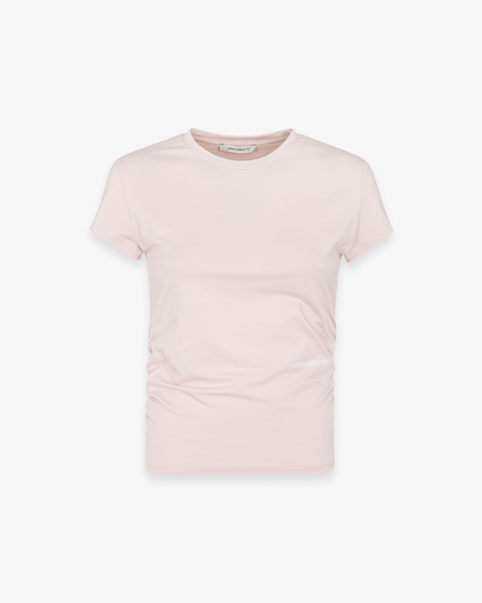 T-Shirt In Bielastico Con Fianchi Arricciati • Nude