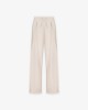 Pantalone Dritto Con Pences Con Cinto Logato • Beige