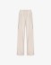 Pantalone Dritto Con Pences Con Cinto Logato • Beige