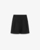 Shorts Con Risvolto E Pences • Nero