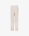Pantalone Gessato Morbido Con Elastico E Boxer In Vita • Beige
