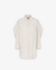 Camicia In Cotone Over • Beige