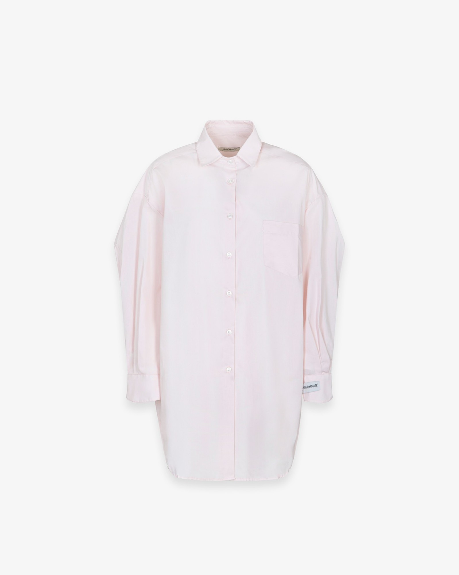 Camicia In Cotone Over • Nude